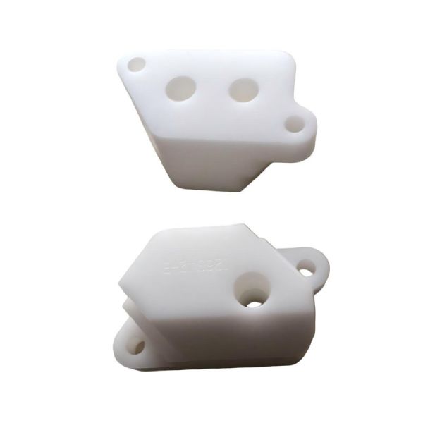 White Acetal CNC Machining Parts with Custom Engraving and ±0.002~0.005mm Tolerance Precision