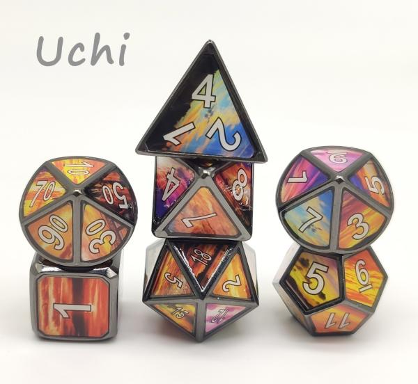 Polyhedral Tiny Dice Set Lightweight Multipurpose Hand Carved