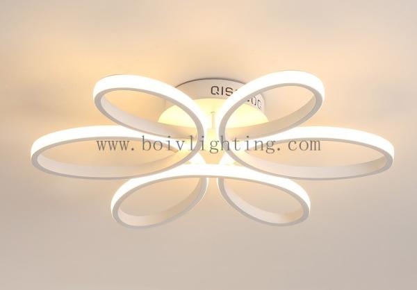 Wholeale Modorn Acrylic Remote Control Chandelier BV2194 White 580*580*100MM