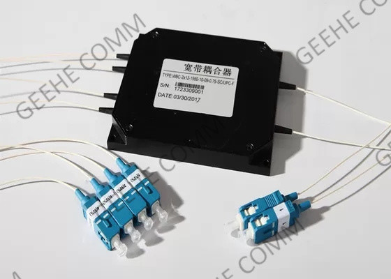 Single Mode 50/50 LC 1490nm Fiber Optic Cable Coupler