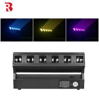 Lumière de scène à LED DJ Disco 6x40W RGBW 4in1 Zoom Laveuse pixel mobile Faisceau de lumière LED Barres