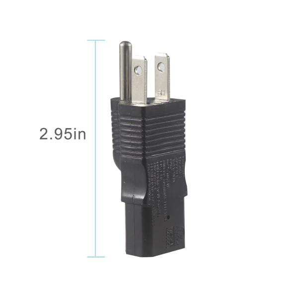 IEC320 C13 à C14 PDU Convertisseur Adaptateur d'alimentation prise de prise UPS Convertisseur d'adaptateur mâle à femelle