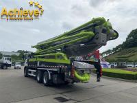 Bomba usada camión de Putzmeister del tanque de agua de la bomba concreta de Zoomlion de 37 metros
