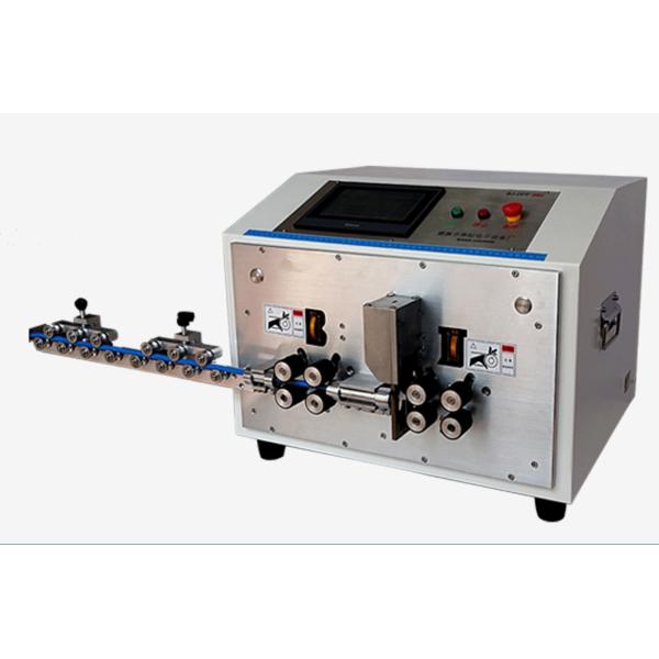 English Catheter Dia.:6-20mm Wire head strip: 0.1-200mm Wire tail strip:0.1-120mmAutomatic Wire Cutter Stripper Machine