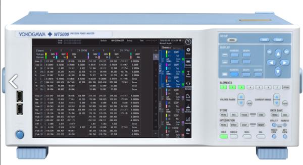 Fonction de calcul avancée de l'analyseur de puissance de précision Yokogawa WT5000
