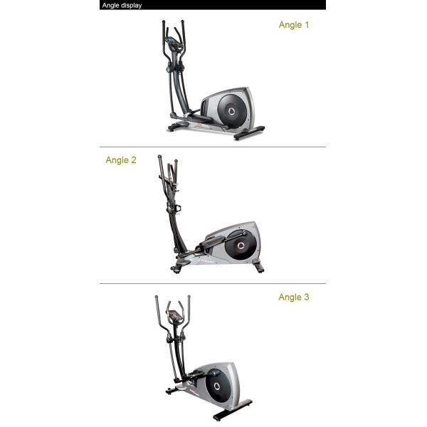 Commercial Stationary Exercise Bicycle , Elliptical Bike Fitness Stepper With Wheels