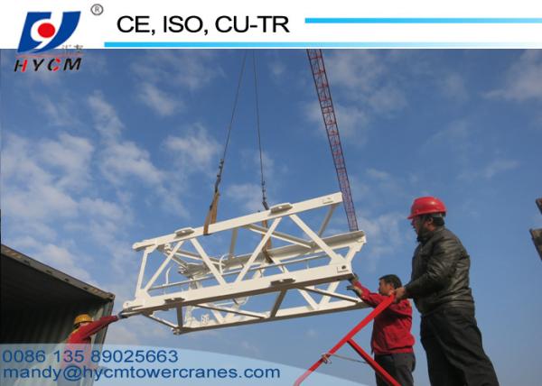 Luffing Jib Construction Tower Crane 6ton 1.2*1.2*3m Mast Section Customized Best Service