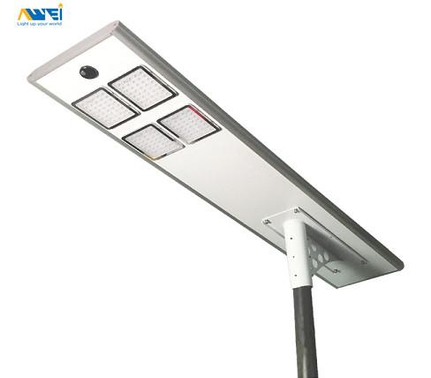 Integrated Solar Street Light 120w Led Lamp 12v120w Max Power Die Casting Aluminum Body