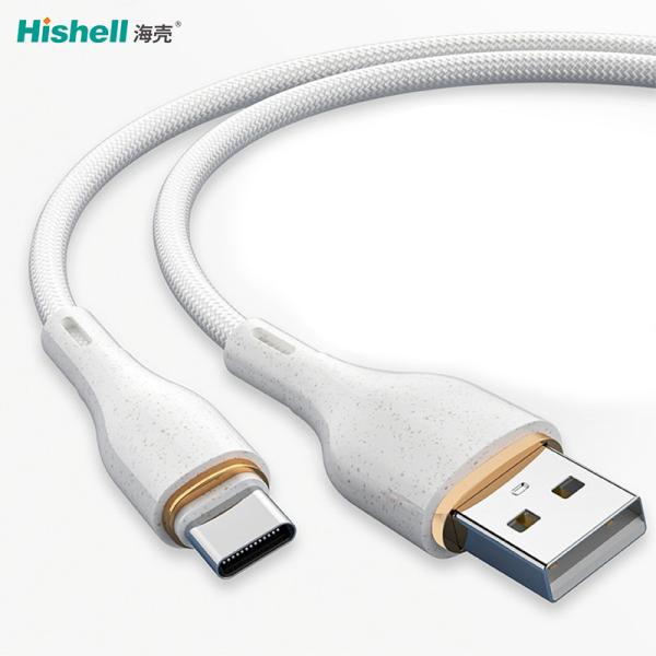 Nylon Braid PVC Mobile Phone Charging Cable Length 1M Anti Oxidation