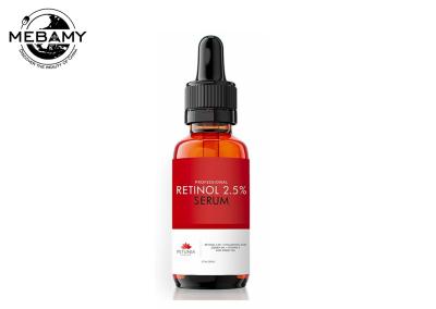 A vitamina uma pele clareando do Retinol 2,5% do soro do ácido hialurónico não contém nenhum Parabens