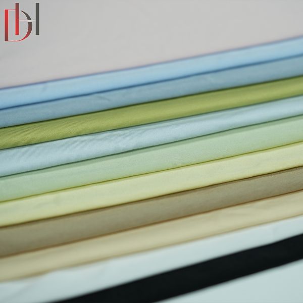 Customized 47.5% Lycell 47.5%cotton 5% Spandex Yoga Clothing Plain Sport Textile Fabric Manufactured Factory