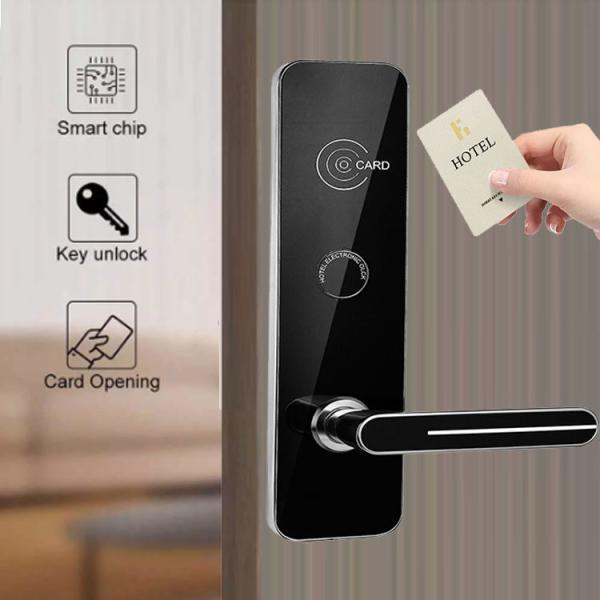 Зинковый сплав Smart RFID Key Card Hotel Дверные замки со свободным программным обеспечением