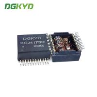 Filtro portuário 24PIN de Gigabit Ethernet do transformador dos ethernet de KG2417SR único 1000BASE-TX IC