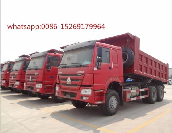 China sinotruk new condition 336HP 6x4 20m3 HOWO dump truck price