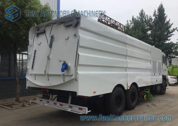 18000L Road Sweeper Truck Dongfeng Kinland Dust Suction Dry / Wet Road Sweeper Vacuum Truck