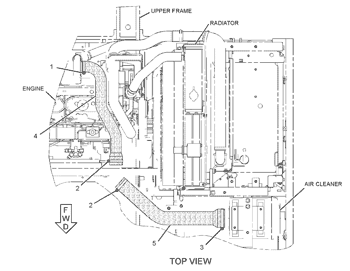 2553024 255-3024 Hose Air  Parts 320D