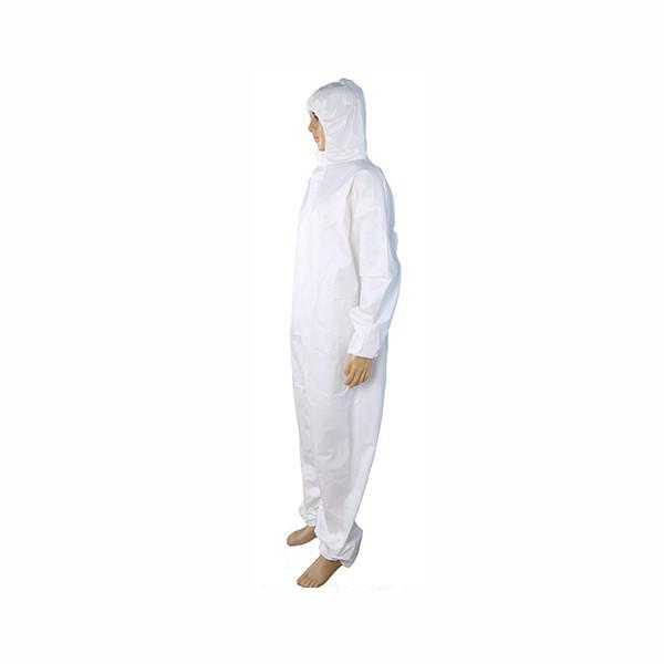 S M L Elastic Cuffs Non Sterile Disposable Coverall Suit