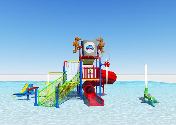 Durable Outdoor Water Park Equipment / Indoor Water Park With Minimal Moving Parts