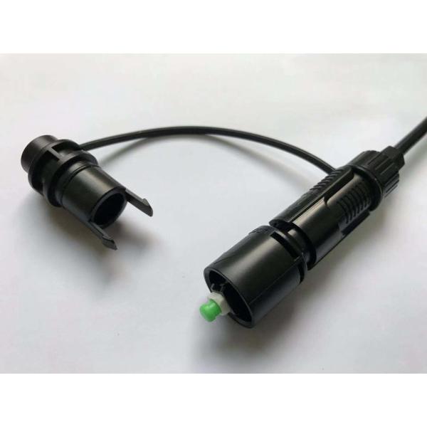 Pre-connection fast connector C,PATENT product,can factory prefabrication with 5mm round cable or 2x3 drop cable