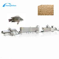 Linha de produção de flutuação CE decorativo da alimentação dos peixes 500KG/H da extrusora do alimento de peixes
