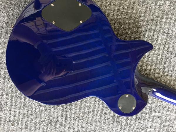 2017 New + guitar factory + Chibson LP custom electric guitar blue flame maple top LP custom 1959 guitar Free Shipping L