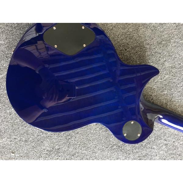 2017 New + guitar factory + Chibson LP custom electric guitar blue flame maple top LP custom 1959 guitar Free Shipping L