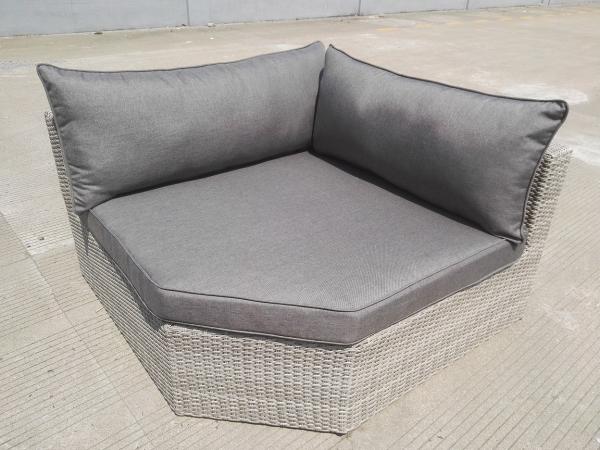 L Shape Corner Garden Sofa Rattan Wicker Outdoor Sofa Set