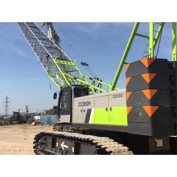 85 Ton ZCC850 Hydraulic Crawler Crane in Construction Lifting Hoisting Machinery