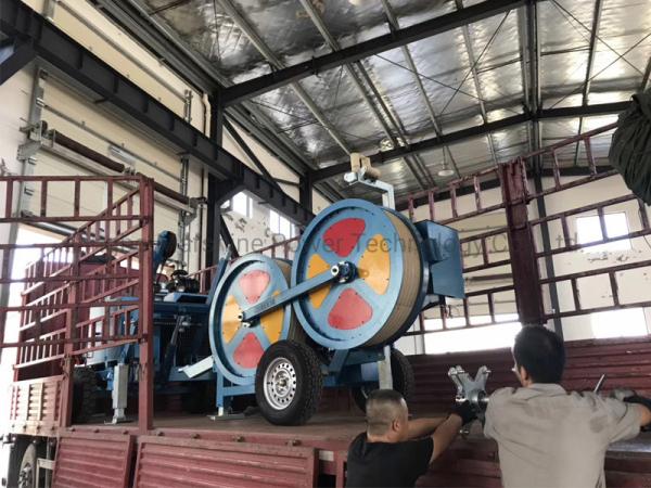 Overhead Line Conductor Stringing Machine Tools Cable Pulling Tensioner