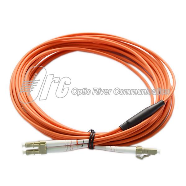 Main Cable 3.0mm Duplex Fiber Optic Jumper LC - LC Om2 50/125 LSZH With 2.0mm Branch