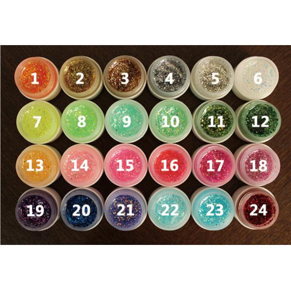 Graduation Occasion 24 Colors UV Gel Nail Art Tool Kits Sets with Light Nail Polish Gel and Phototherapy Nail Special