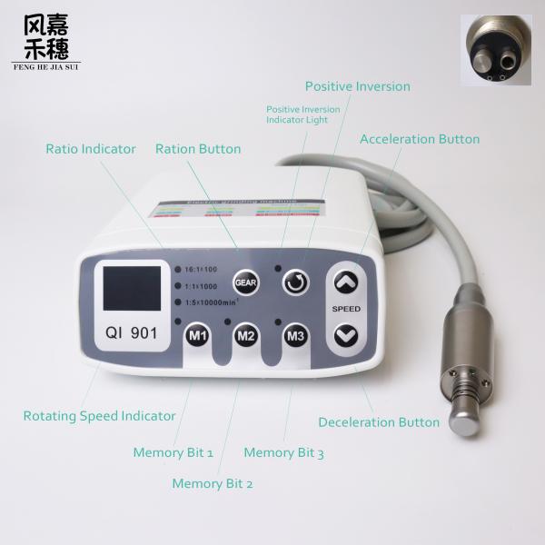 Ergonomic High Speed Dental Handpiece Motor Electric Battery Operated