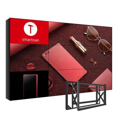 Ultra Thin Bezel 4*4 Video Wall Display System With 700 Nits Brightness and 1920x1080 Resolution