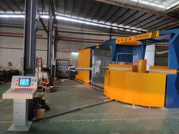 Producing Automotive Fuel Tanks Rotomolding Machine Fully Automatic Controlled By PLC