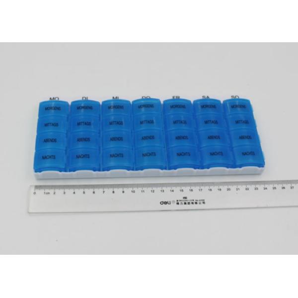 Compartment Storage Plastic Pill Box Monthly Pill Organizer For Elderly