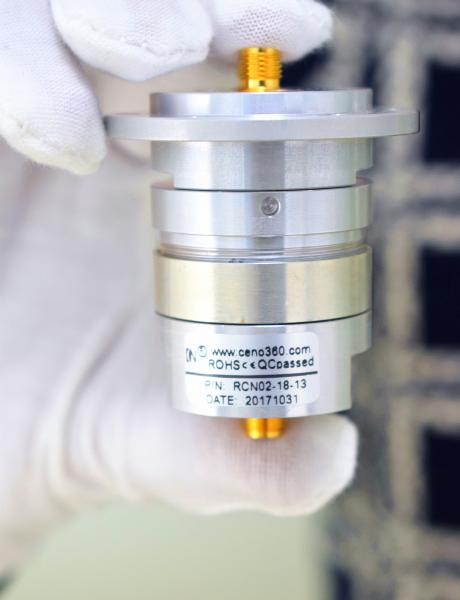 junção giratória coaxial do Rf do poder 1500W máximo de dois canais para o sistema do tráfego