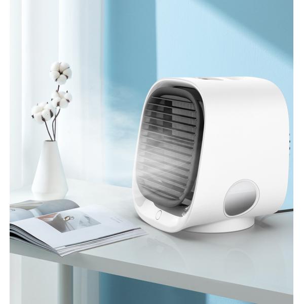 166*152*145mm Mini Air Conditioner Humidification USB Fan Perfect for Office and Home