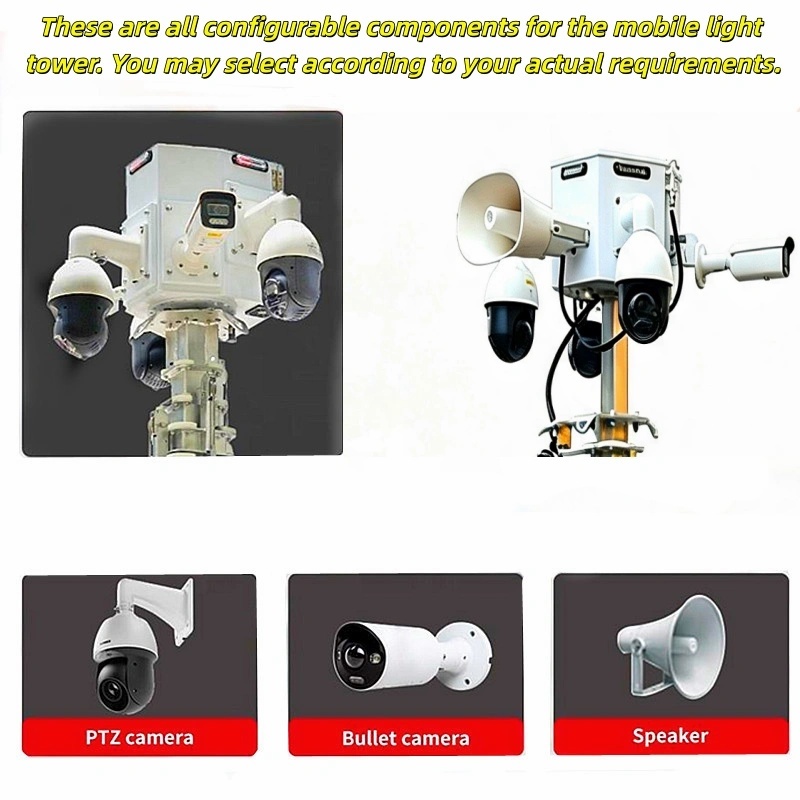 OEM/ODM Customization Mobile Light Tower Silent Operation LED Lighting Flexible Mobility Solar Light Tower Price
