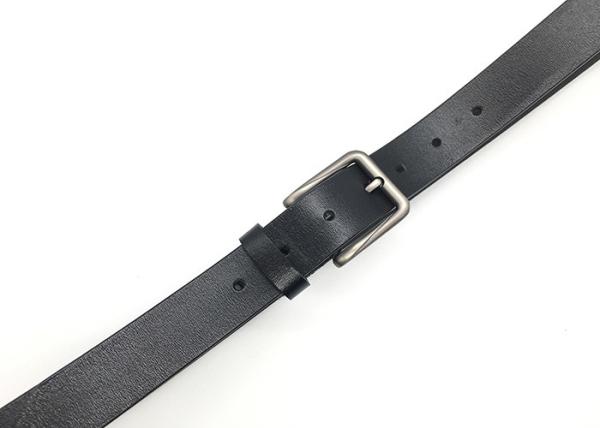 Rugged Men 's Adjustable Leather Belts Trim To Fit Scratch Resistance