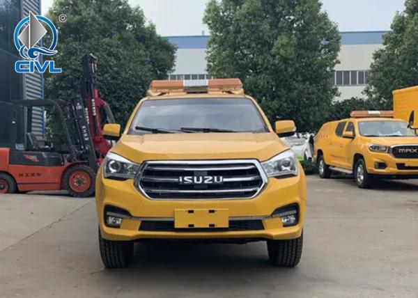 Isuzu Pickup Emergency Rescue Car Advance Rescue Truck Isuzu 103kw Engine Rescue Toolbox Jack / Lamp