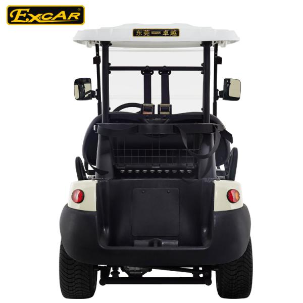 Автомобиль гольфа бежевого цвета ЭСКАР небольшой электрический с фарой СИД цапфы Италии Гразяно