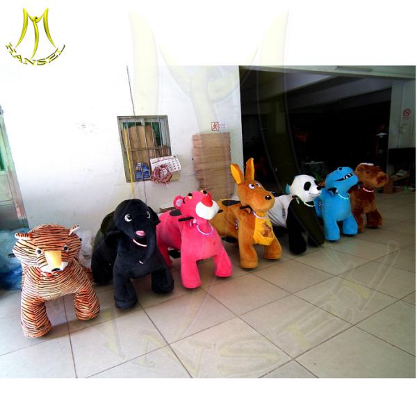 Hansel popular battery coin operated  indoor supermarket buy amusement rides car electric wheel walking dragon ride coin