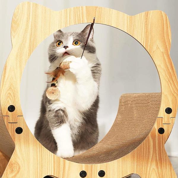 MOWE LOVE Factory Direct Durable Odor-Free High Density Easy to Clean Corrugated C-Type Chair Cat Scratch Board
