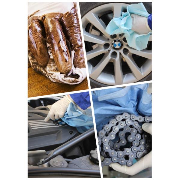 Сплавленные синие тяжелые промышленные салфетки роллы Полипропиленовый материал