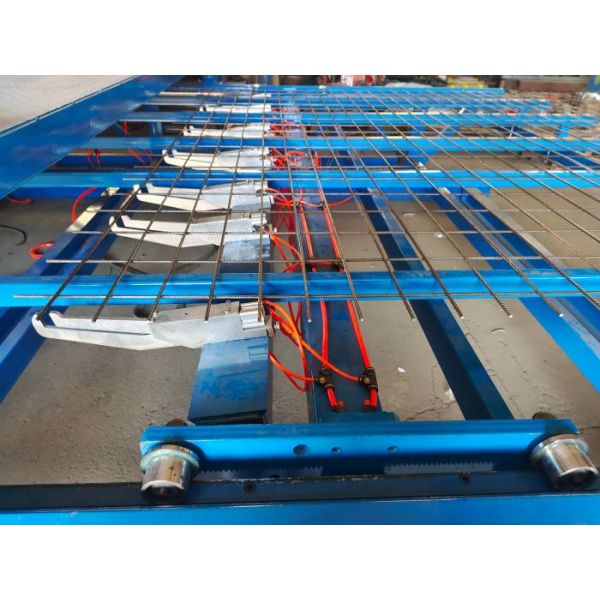 Rebar Diameter 5-12mm Mesh Width 2.4m Rebar Steel Wire Mesh Welding Machine