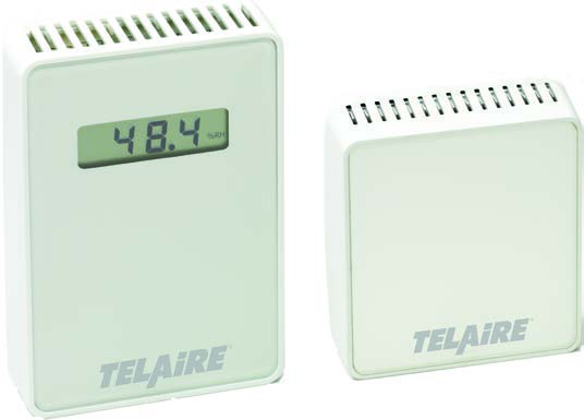 Durable Amphenol T8700 humidity and temperature transmitter featuring UL94V ABS enclosure for HVAC control