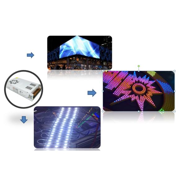 Punch Light 5V LED Driver 300W 60A LED Module Aluminum Power Supply
