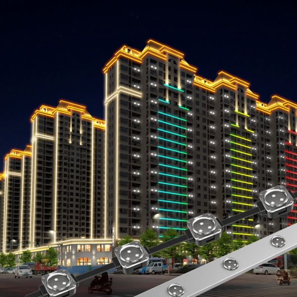 25mm Diameter DC12V IP67 Waterproof RGBW LED Point Light Outdoor PC Material Construction