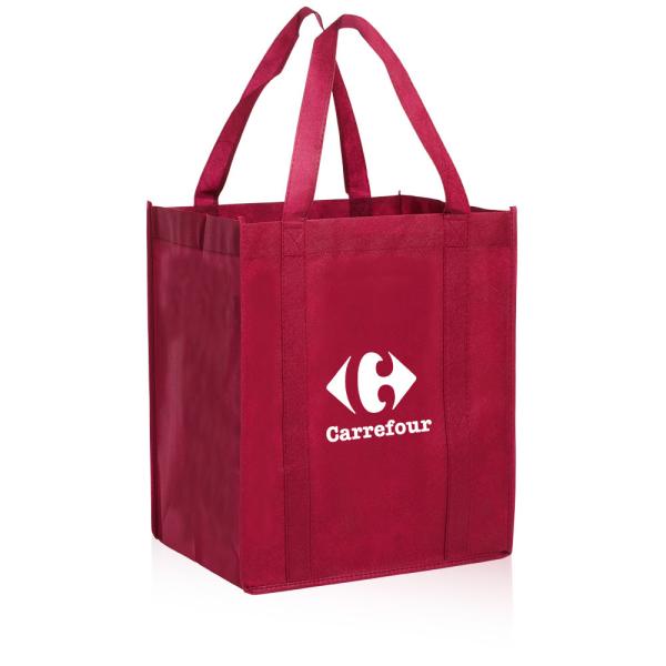 90Gsm 100Gsm Non Woven Fabric Bags With Reinforced Handles
