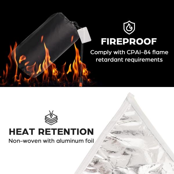 Emergency Tent, 2 Person Tube Tent Survival Shelter Paracord, Stakes, Whistle Ultralight Survival Tent Emergency